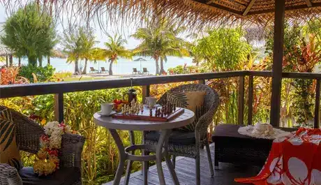 Aitutaki lagoon and garden view villa feature - Home